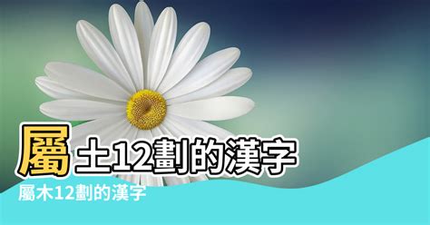 12劃的字屬土